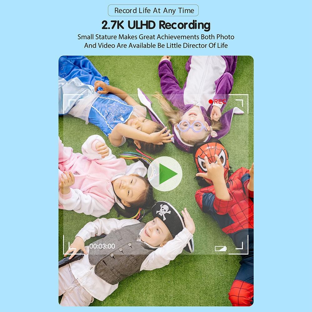 Smart Kids Thermal Camera With Printing Paper - 2.4 - Blue Focus - 503J Pink Fixed Focus