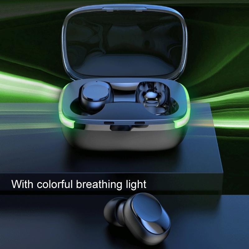 Wireless In-ear Gaming Headphones with Breathing Light - Y60 Tws5.1