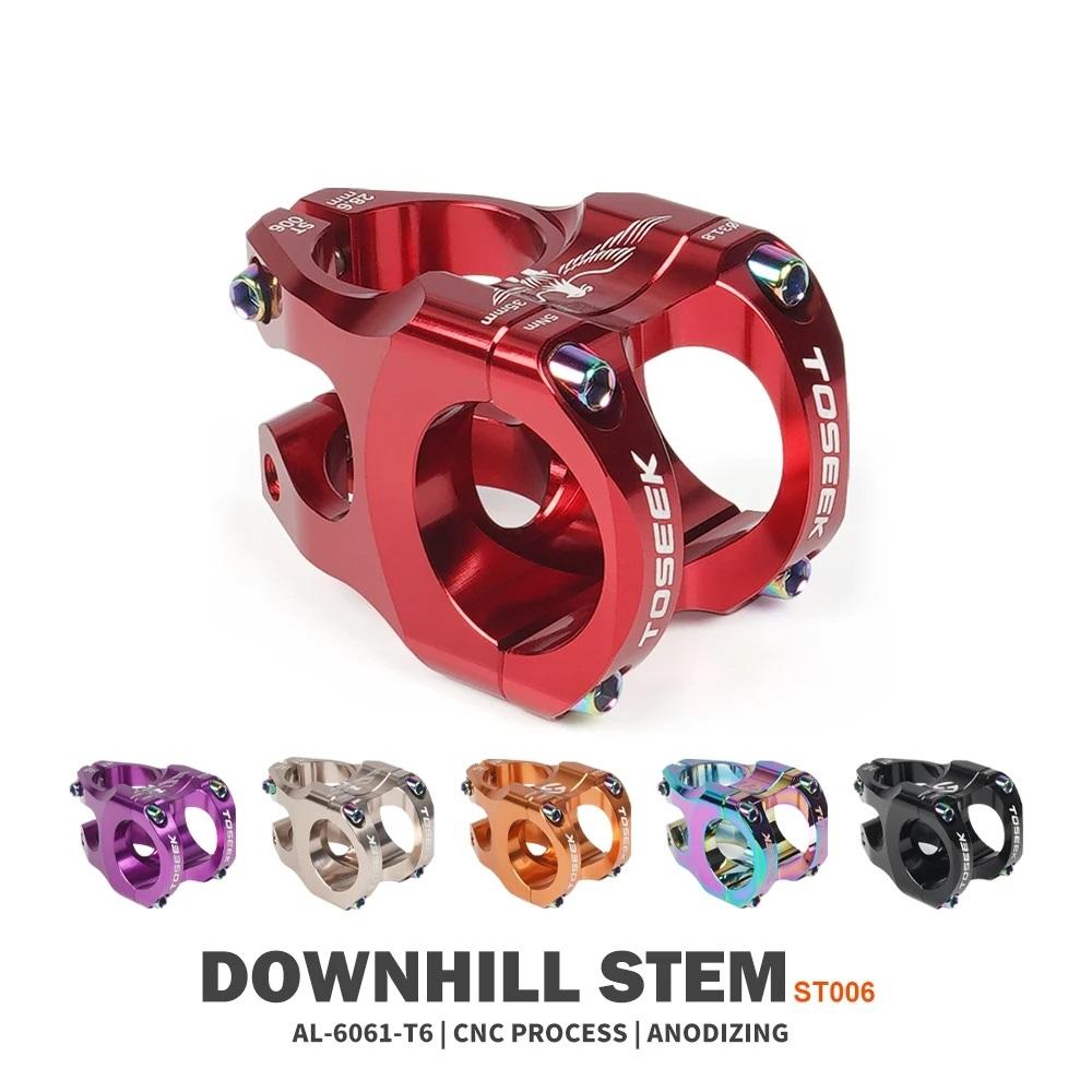 35Mm Colourful Alloy Stem For Bike Modification - Orange