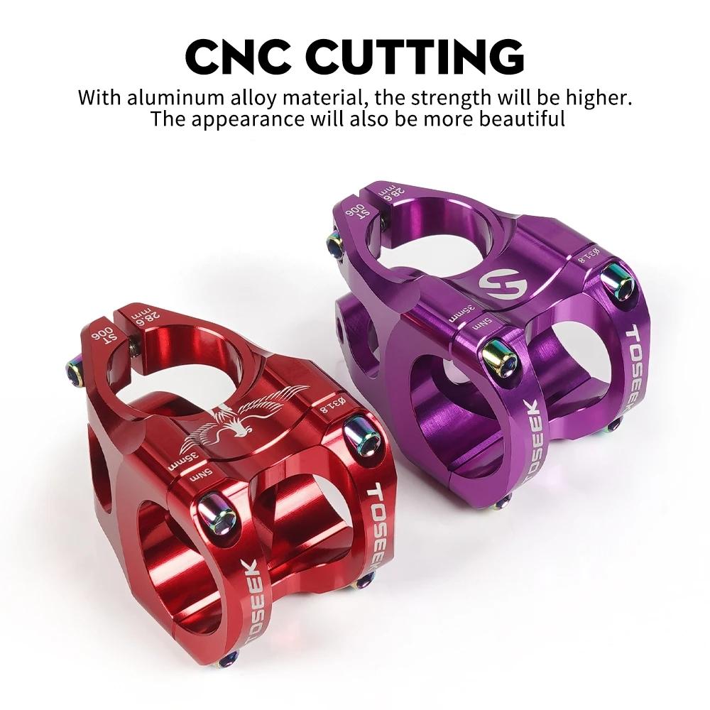 35Mm Colourful Alloy Stem For Bike Modification - Orange