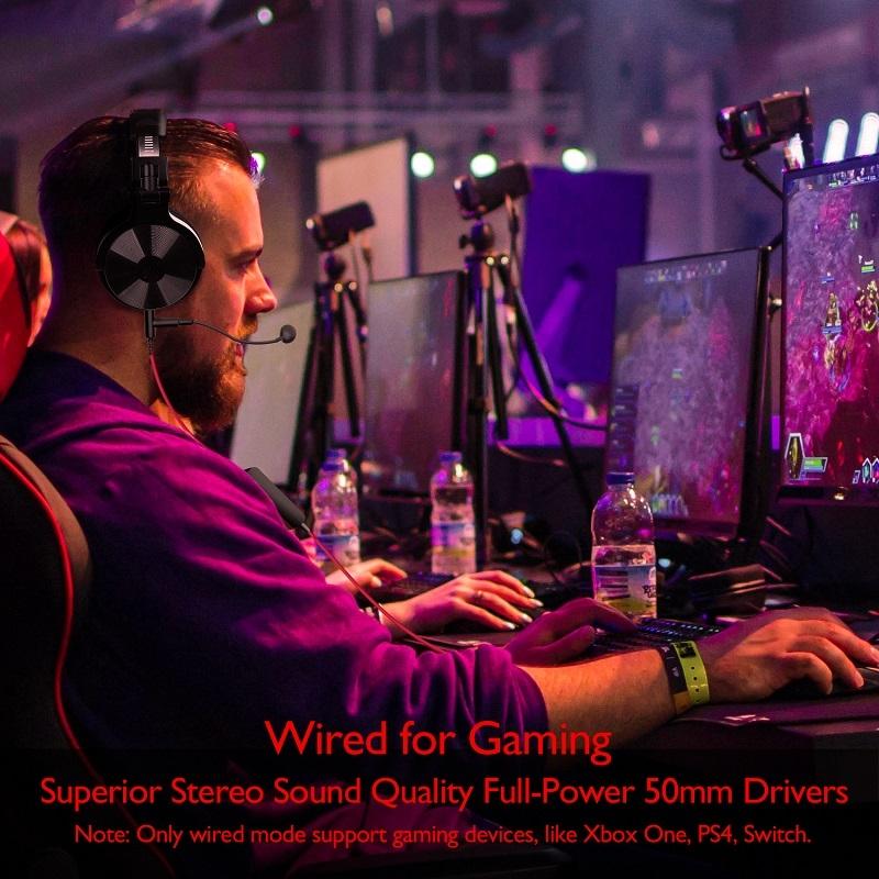 Wireless Gaming Headset Black & Red