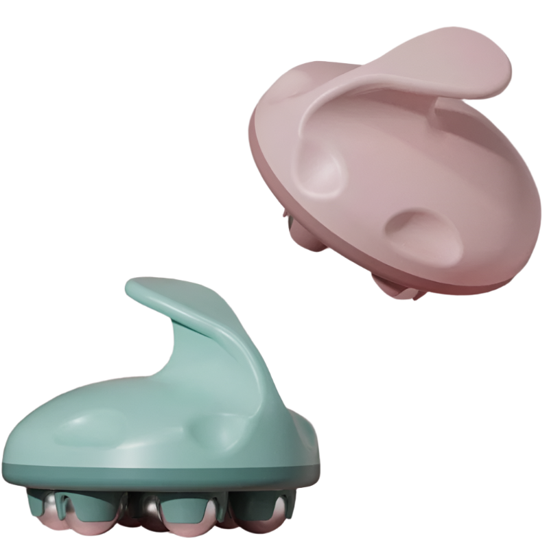 Orange Abdominal Ball Meridian Massager Calf Muscle Relaxation Steel Ball Opp