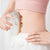 Orange Abdominal Ball Meridian Massager Calf Muscle Relaxation Steel Ball Opp