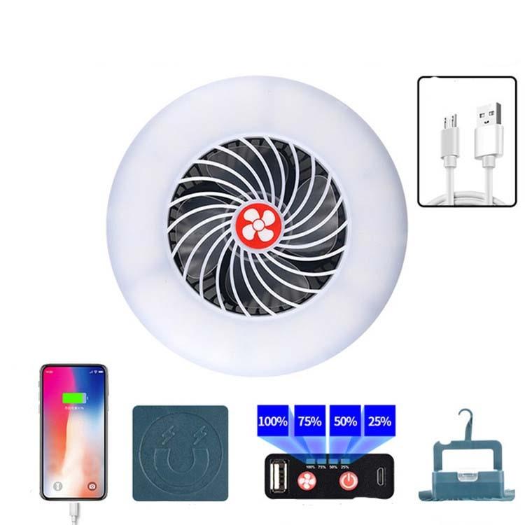 Multi-function Rechargeable Fan Light for Camping and Live Broadcast