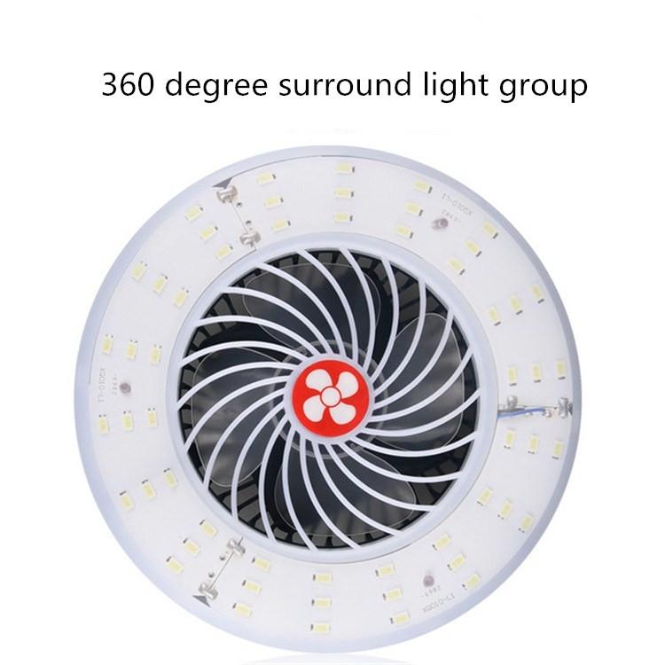 Multi-function Rechargeable Fan Light for Camping and Live Broadcast