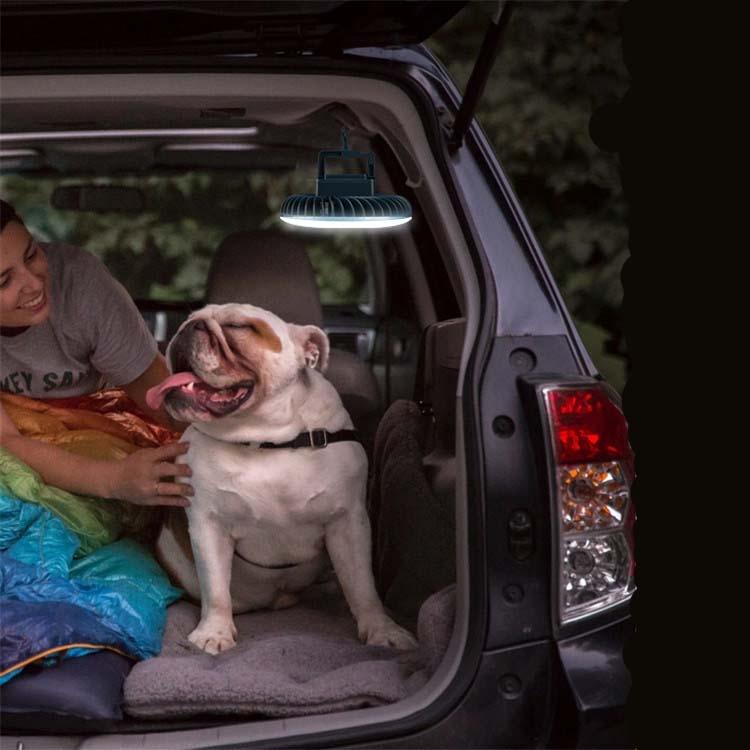 Multi-function Rechargeable Fan Light for Camping and Live Broadcast