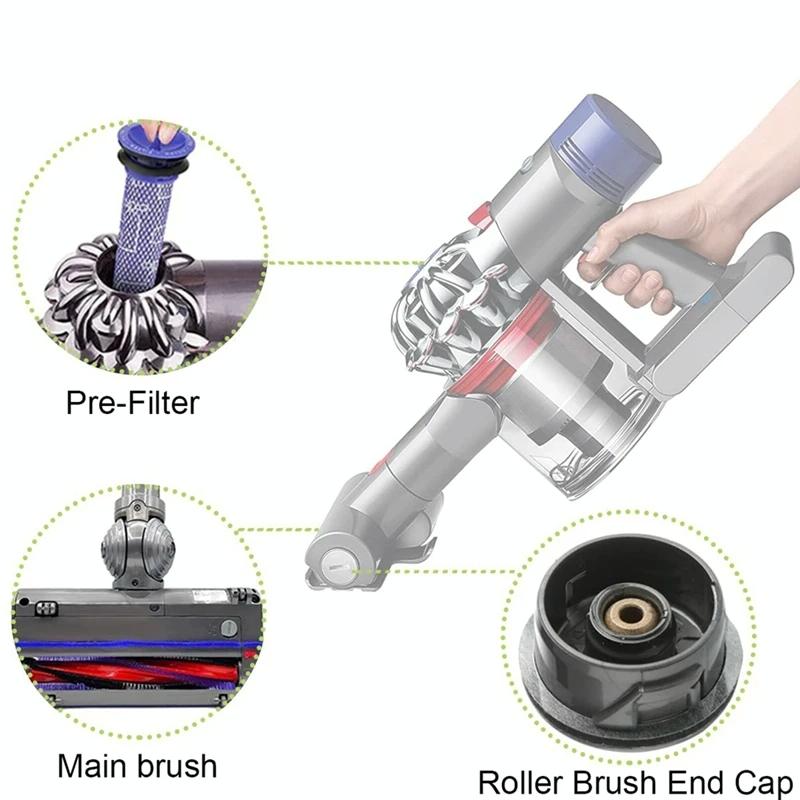 Roller Bar Brush Head for Dyson V6 Dc59 Dc62 Sv03 Vacuum Cleaner - 185Mm