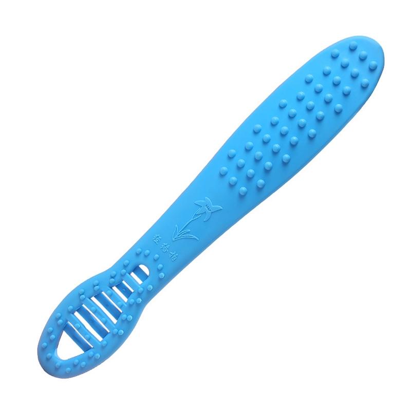 Silicone Health Meridian Massage Fitness Massager Random Colour 27Cm