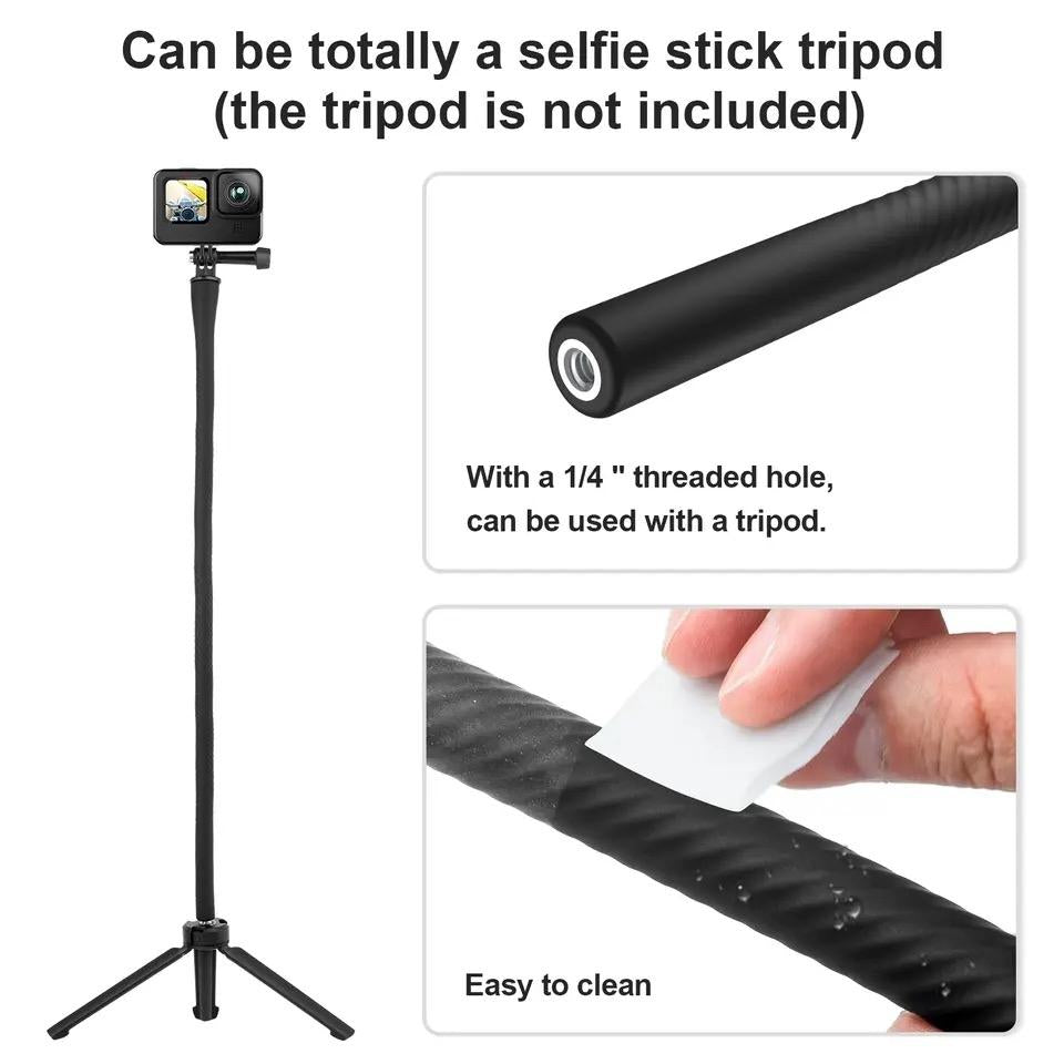 Versatile Octopus Tripod for Action Camera and Phone - Flexible Mount - Only Bracket