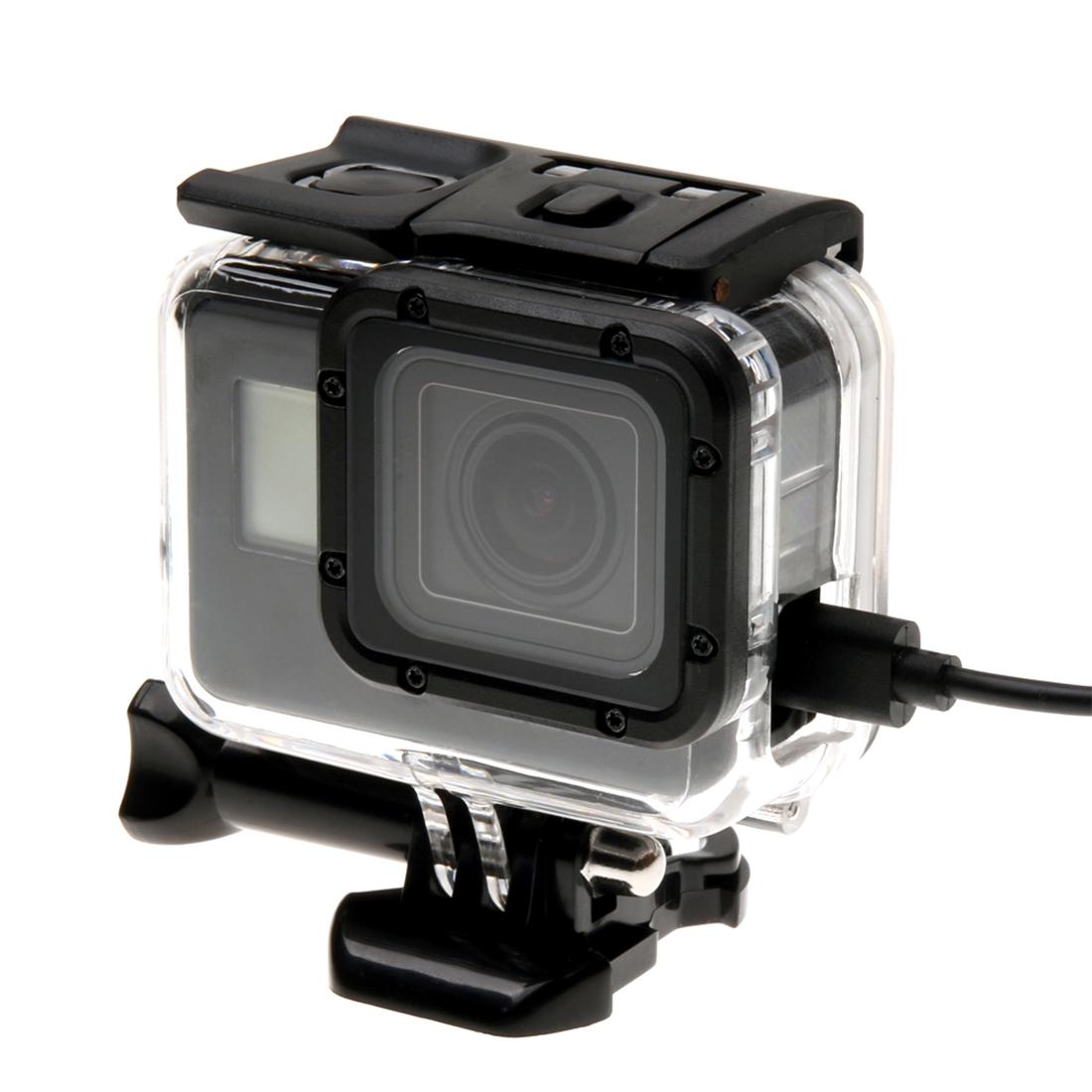 Protective Case for Gopro Hero6 / 5 with Skeleton Housing Buckle Mount and Screw