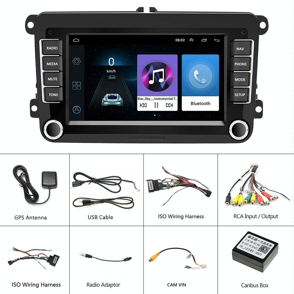 7 Inch Android Car Navigation Player With Wireless Carplay - 2 + 32G