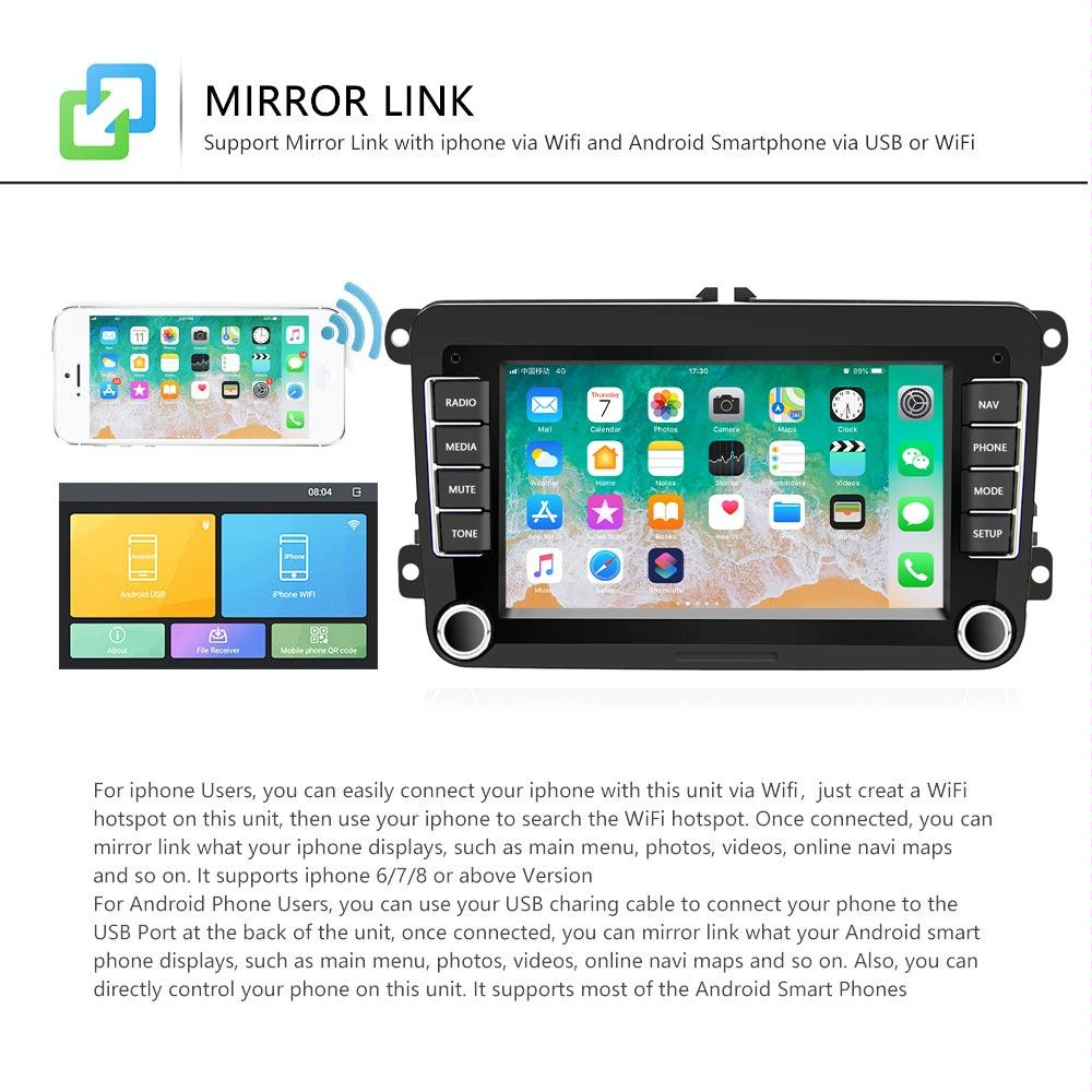 7 Inch Android Car Navigation Player With Wireless Carplay - 2 + 32G
