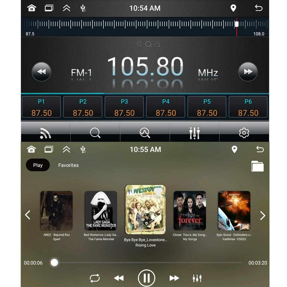 Android Car Navigation System For Ford F150 Bluetooth Fm Radio 1 + 32G - 1 + 32G