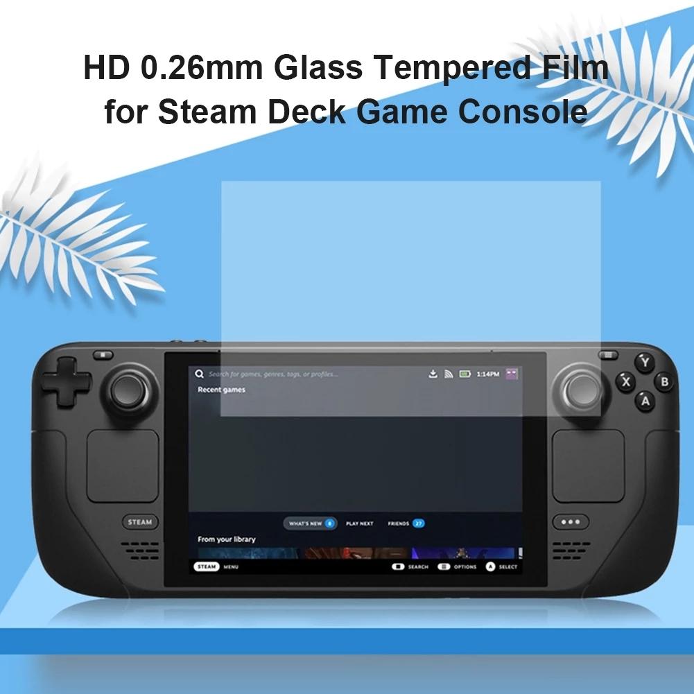 10-pack Tempered Glass Film for Steam Deck Console - 0.26mm 9h 2.5d