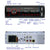 Touch Car Bluetooth Speakerphone With Mp3 Player Colourful Lights And Radio - Compatible With Double U Disk - A2818
