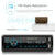 Touch Car Bluetooth Speakerphone With Mp3 Player Colourful Lights And Radio - Compatible With Double U Disk - A2818