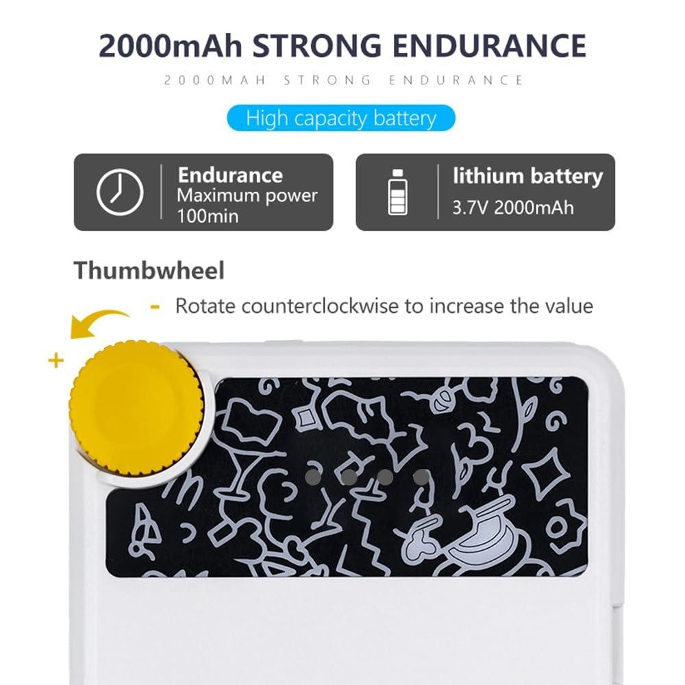 Rechargeable Clip Fill Light - 60 Leds 3 Light Modes Front & Back Clip a Type Blue - A Type Blue