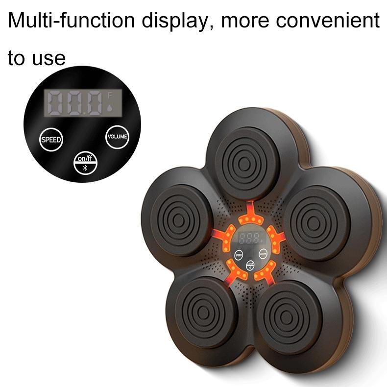 Bluetooth Music Boxing Machine With Wall Mount And Adult Gloves - Without Glove