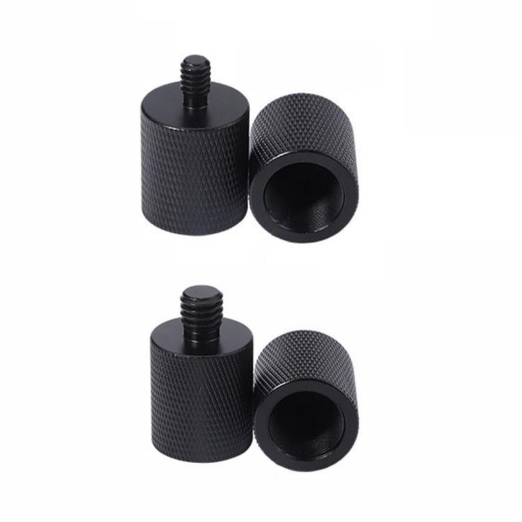 2-Pack Microphone Adapter 1 / 4 Male To F1 5 / 8-27 Female Screw