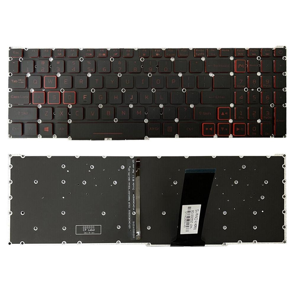 Red Backlit Laptop Keyboard - us Version - For Acer Nitro 5 An515-41