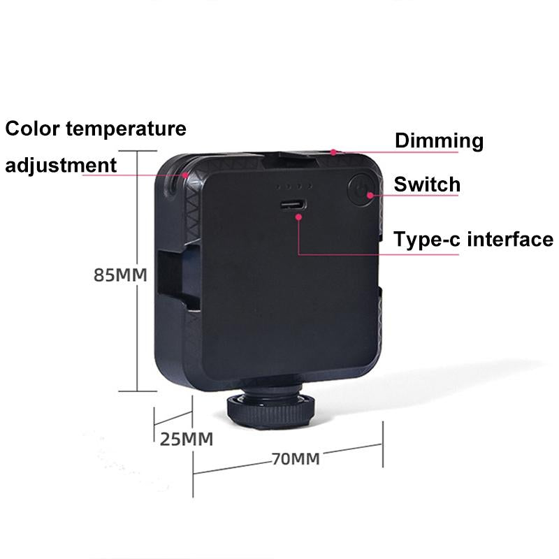 Portable 64-led Video Conference Laptop Light - Clip Set