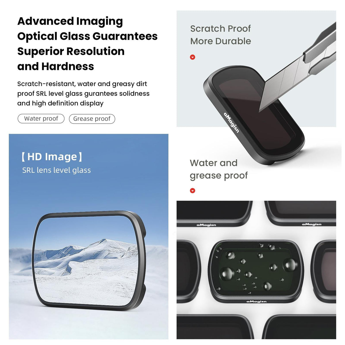 Double-sided Coated Filters for Dji Pocket 3 with Protective Goggles and Cpl Style - Cpl