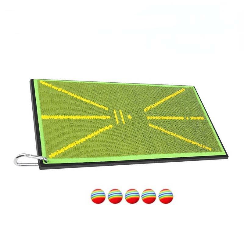 Improve your Golf Swing with Training Pad and Sponge Balls