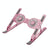 Foldable Laptop Cooling Stand with Ambient Light - Silver