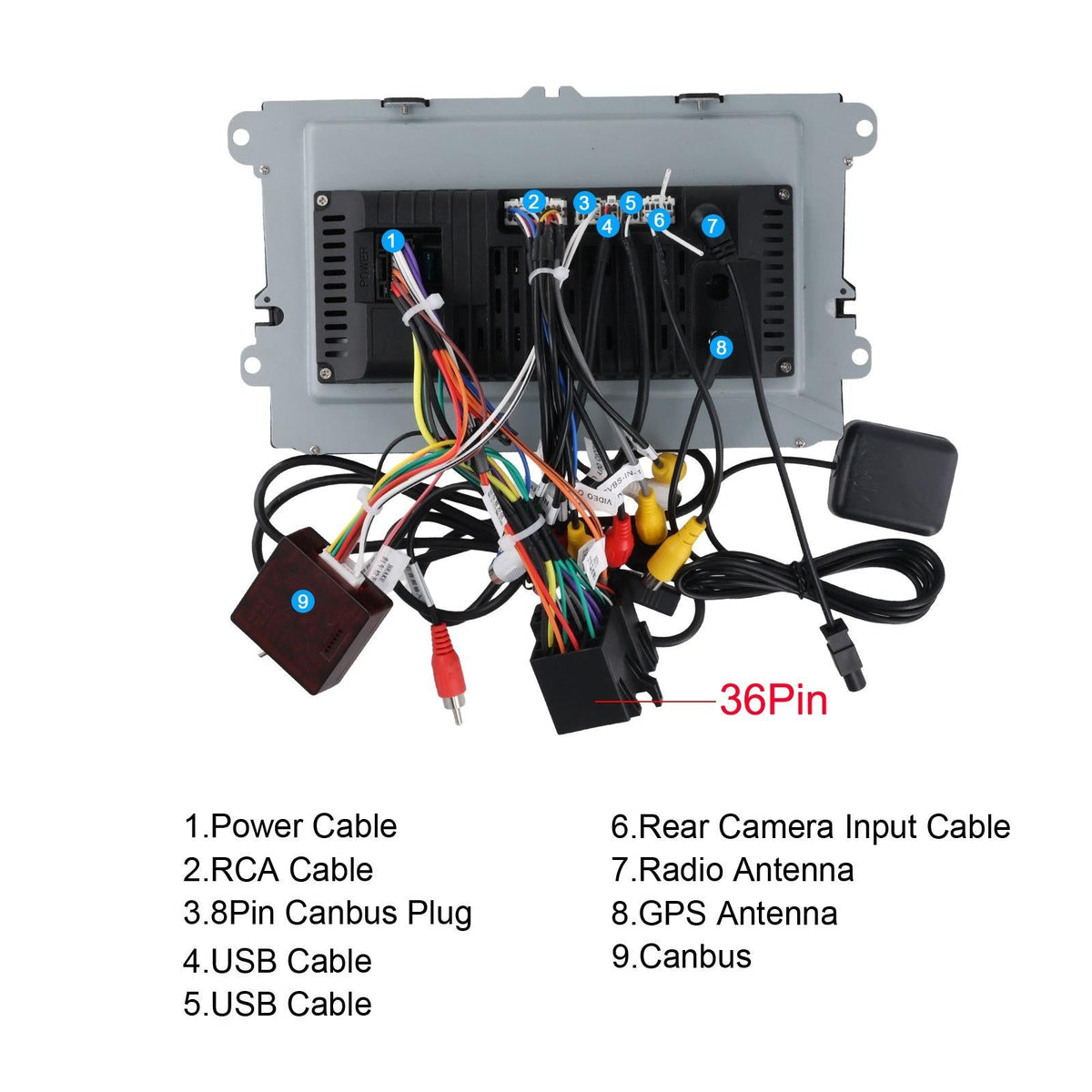 Android 13 Multimedia Player For Vw - 4 + 64G - 9-Inch