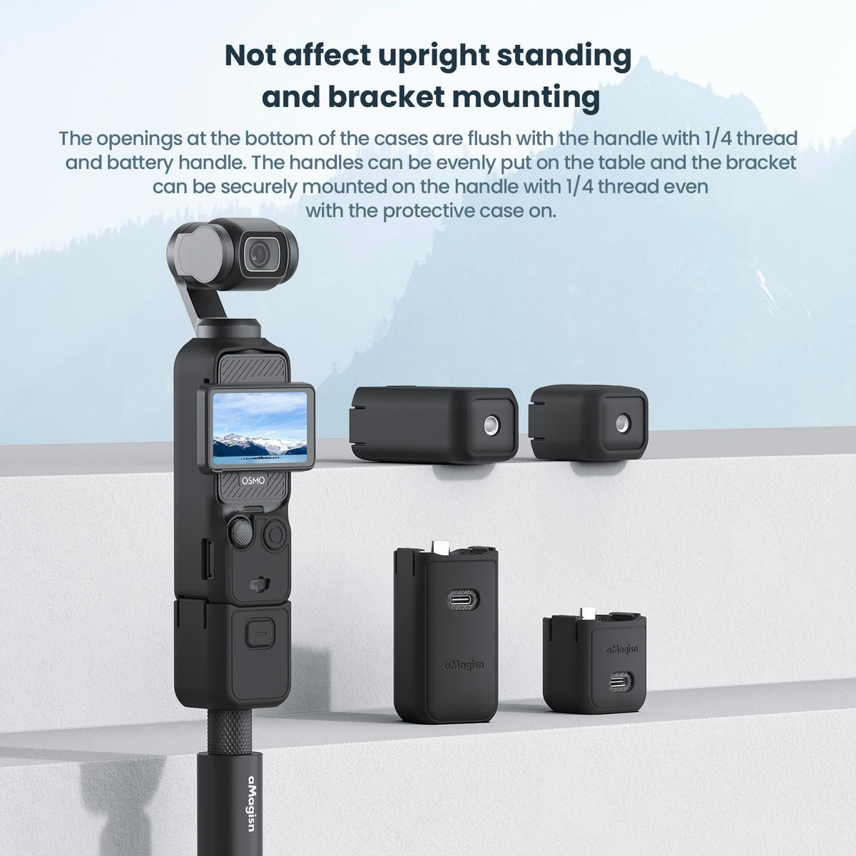 5-in-1 Silicone Case for Dji Pocket 3 Camera Accessories - 5 In 1 Black