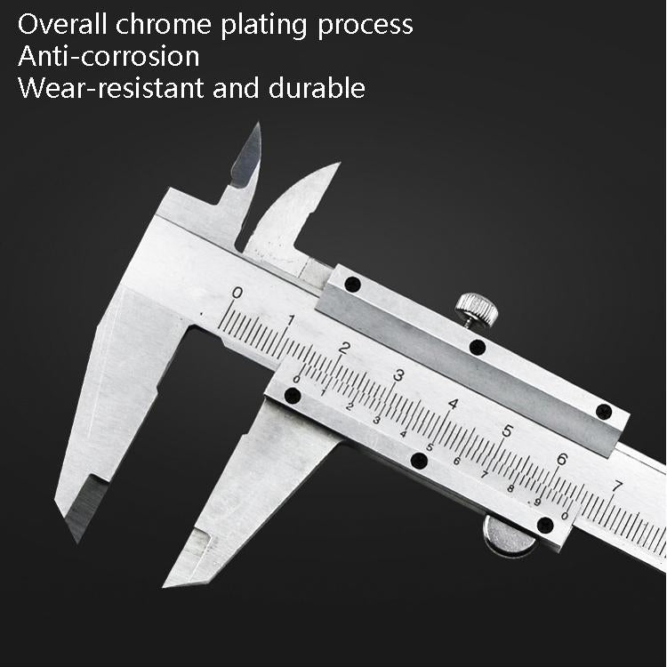 Precision Carbon Steel Vernier Caliper - 0-150mm - 4-in-1 Measuring Tool