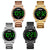 Men Electronic Sports Watch - Versatile Steel Belt Rose Gold