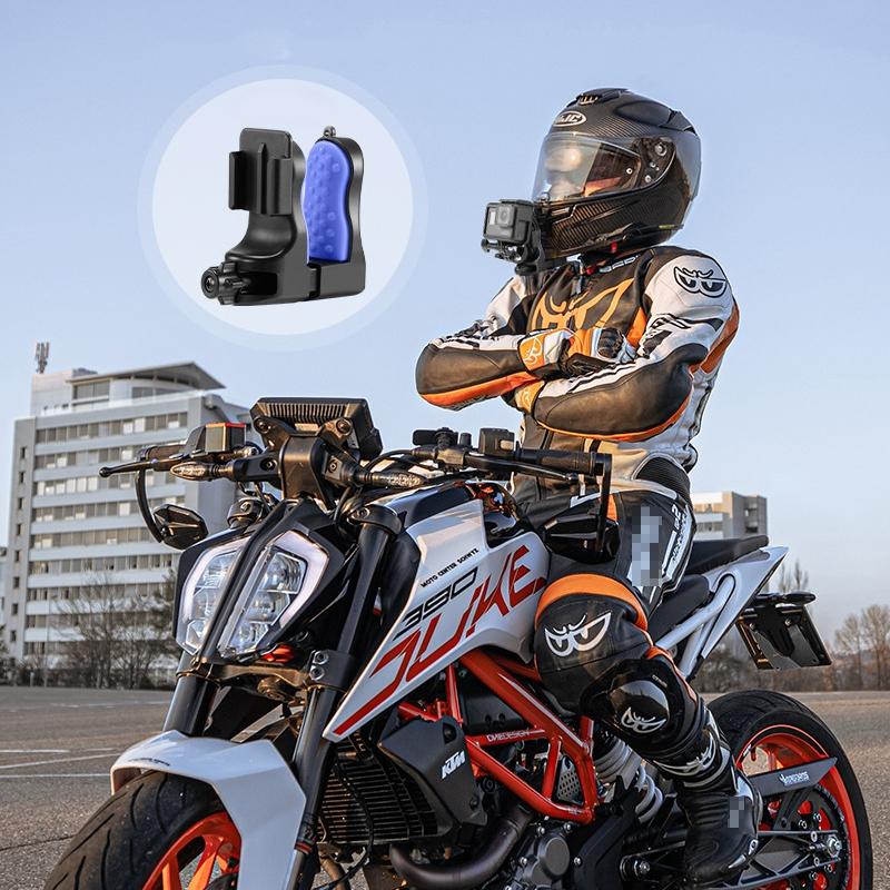 Universal Motorcycle Helmet Mount for Gopro Dji and Sjcam Cameras - Set 1