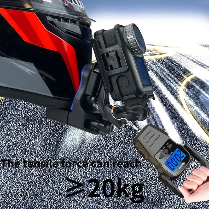 Universal Motorcycle Helmet Mount for Gopro Dji and Sjcam Cameras - Set 1