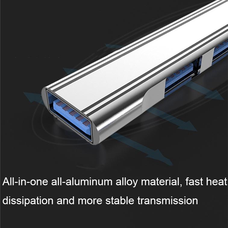 4-In-1 Mini Docking Station Type-C / Usb-C 3.0 Silver