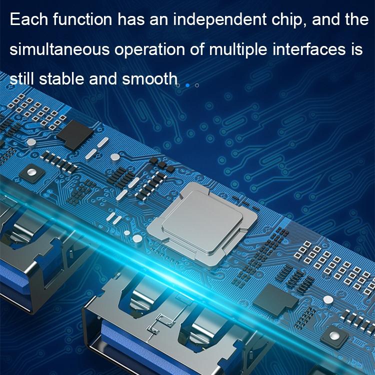 4-In-1 Mini Docking Station Type-C / Usb-C 3.0 Silver