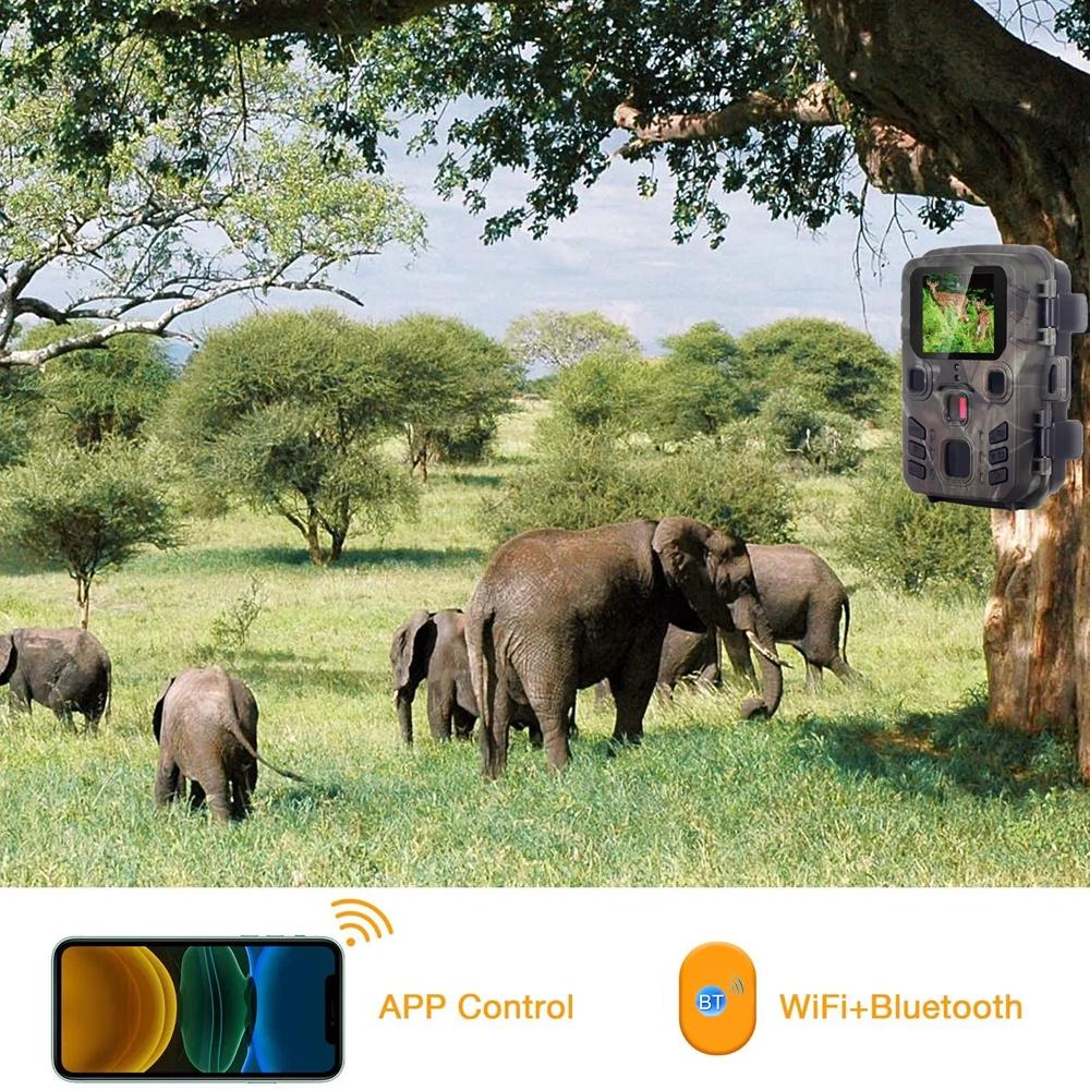 24mp Wifi Hunting Camera with Bluetooth & Night Vision