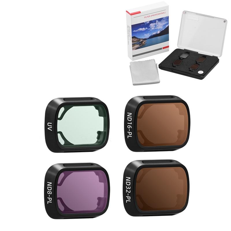 4-piece Nd Filter Set for Dji Mini 3 / 3 Pro - Nd8pl Nd16pl Nd32pl Nd64pl - Uv Filter