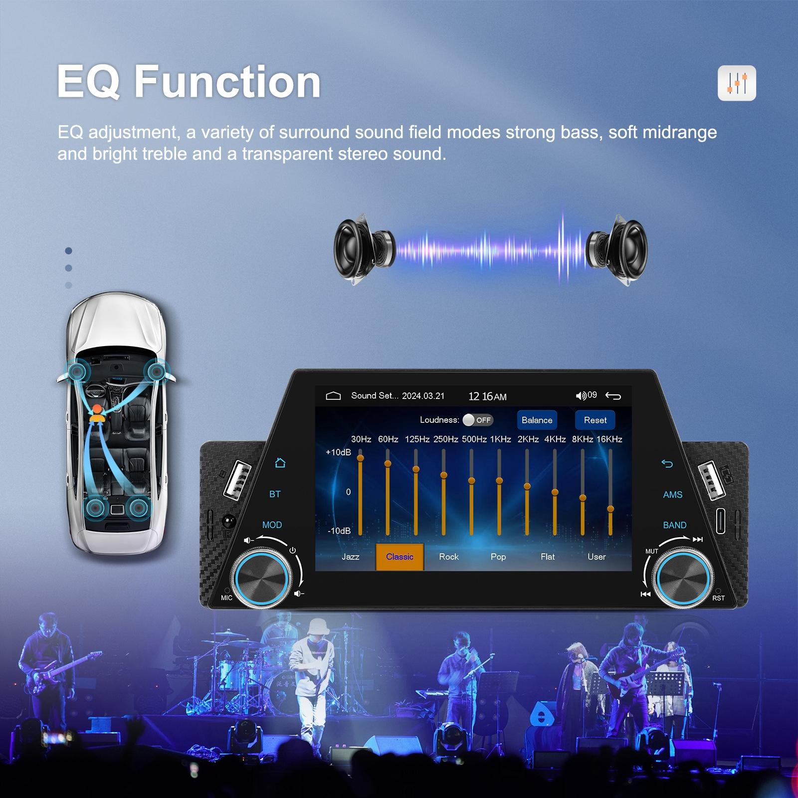 5 Inch Car Multimedia Player - Mirror Link / Steering Wheel Control - Standard