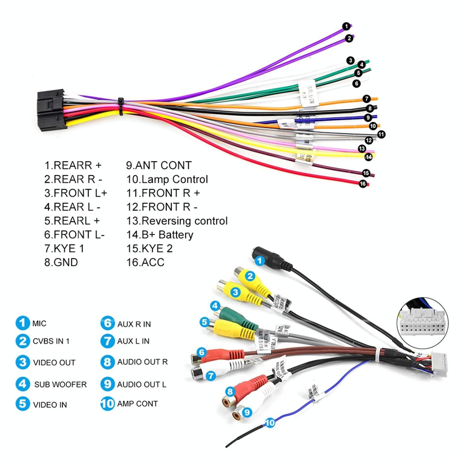 10 Inch Car Android Navigation Screen With Carplay - 2 + 64G