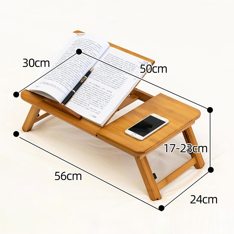 Adjustable Folding Laptop Desk for Dorm or Study - Height and Space Saver