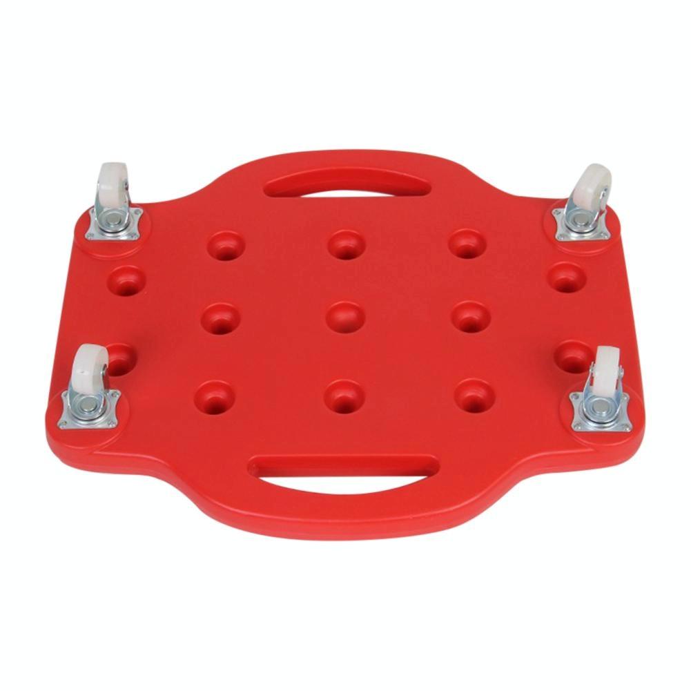Square Four-wheel Scooter for Children's Balance Training - Red Blow Molding