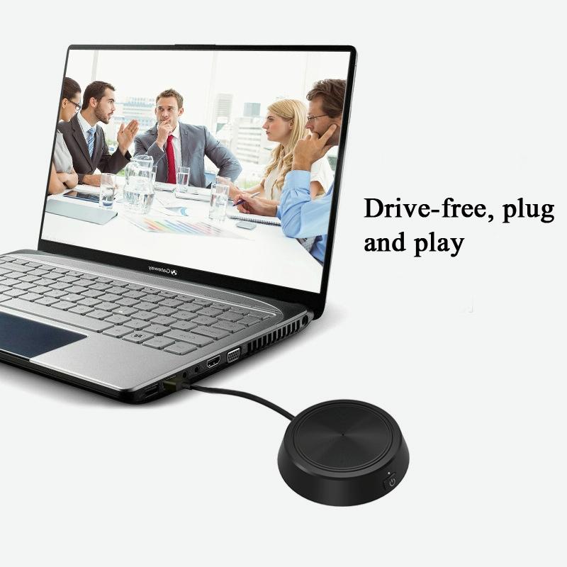 360-Degree Usb Conference Microphone For Webcasts And Calls