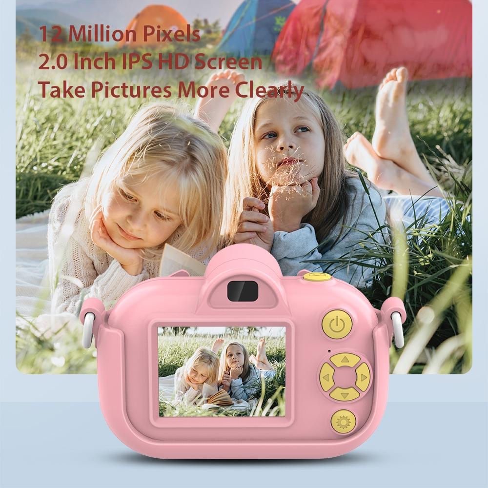 2.0-Inch 4X Zoom Hd Digital Camera For Kids - Blue - Blue+32G