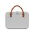 Waterproof Multifunctional Computer Bag - Gray Leather Wear-resistant