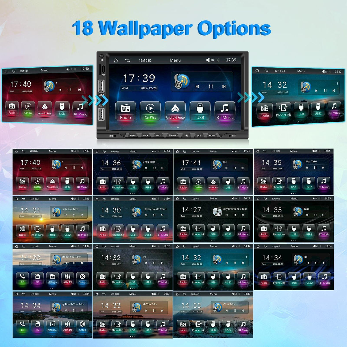 7 Inch Car Mp5 Player Carplay / Android Auto / Mirror Link / Bluetooth - Standard - Standard Edition