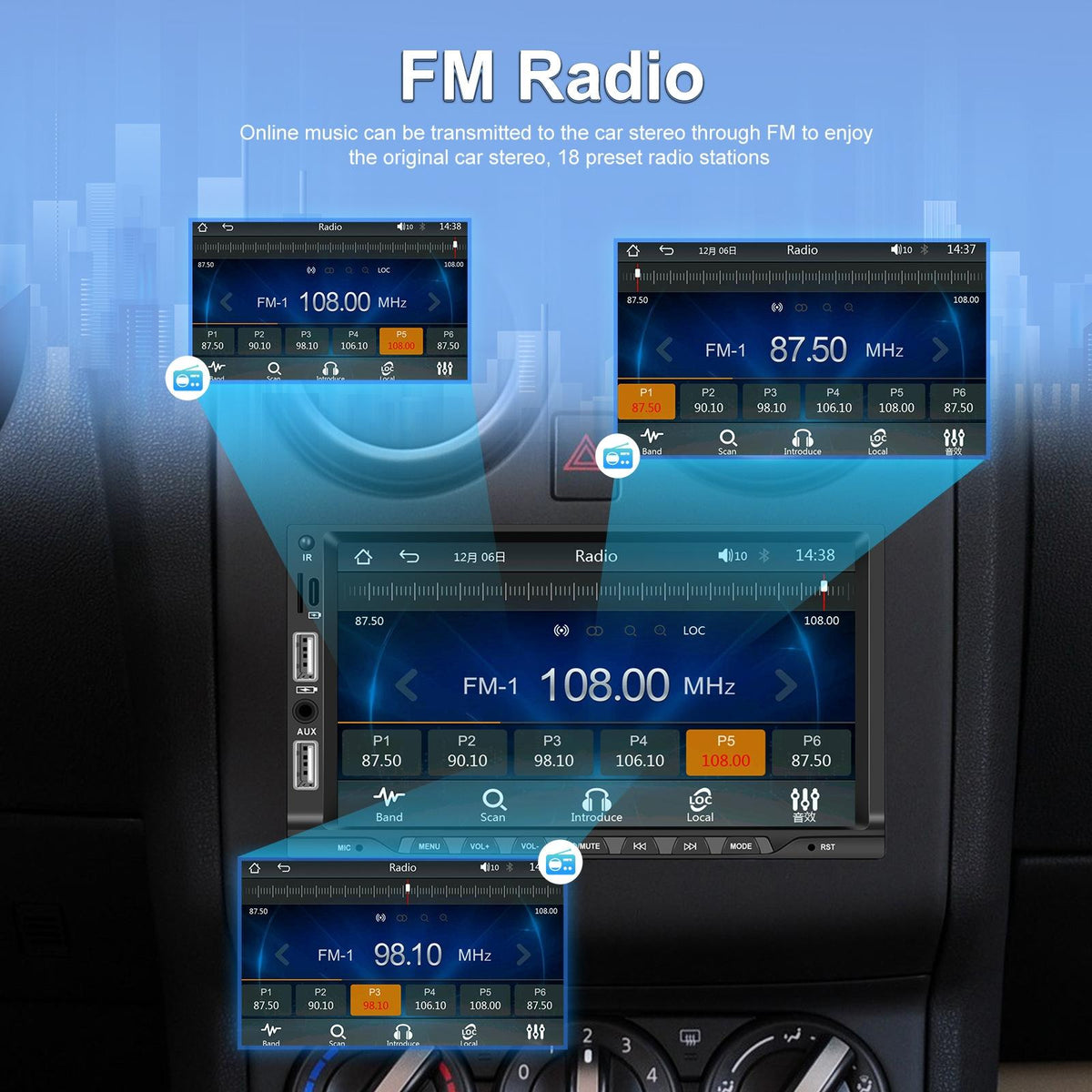 7 Inch Car Mp5 Player Carplay / Android Auto / Mirror Link / Bluetooth - Standard - Standard Edition