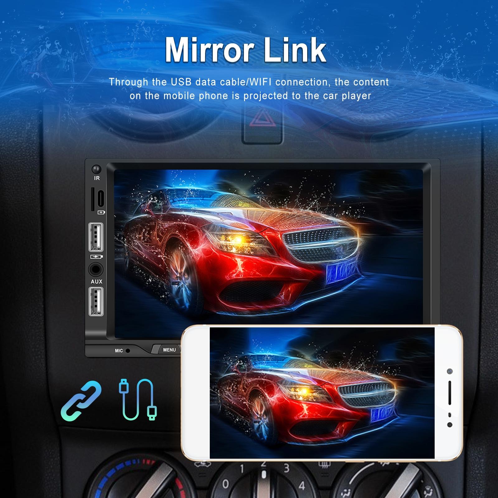 7 Inch Car Mp5 Player Carplay / Android Auto / Mirror Link / Bluetooth - Standard - Standard Edition