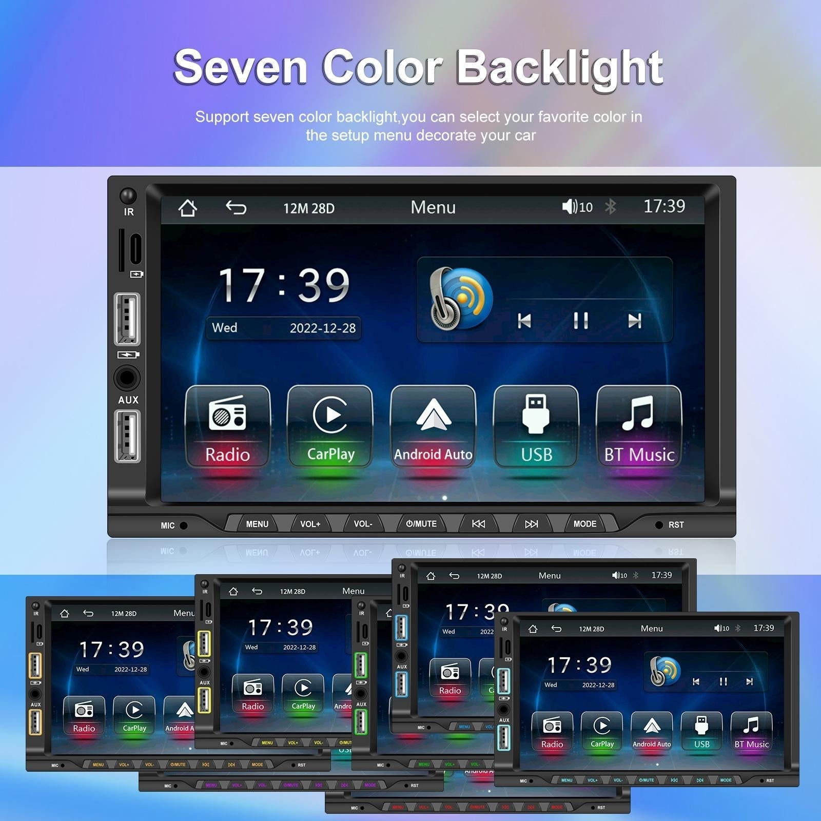 7 Inch Car Mp5 Player Carplay / Android Auto / Mirror Link / Bluetooth - Standard - Standard Edition