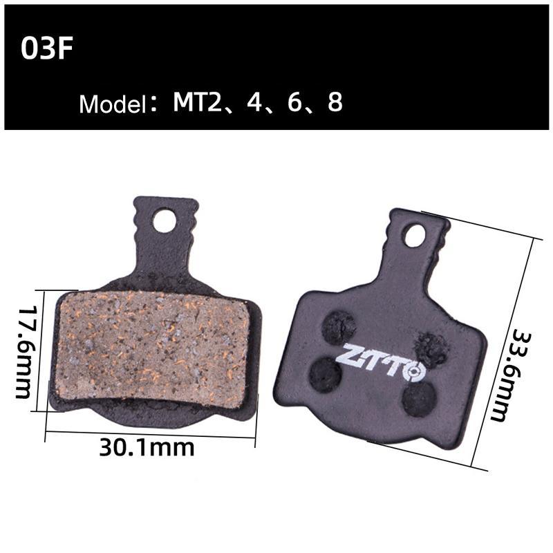 2 Pairs Mtb Disc Brake Pads Semi-Metallic Resin Model Ms-01B - Ms-05B